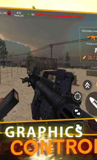 Sniper Commando Shooter : Survival Assault War 2