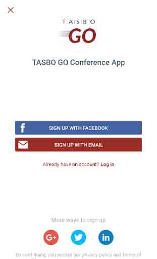 TASBO GO Conference App 2