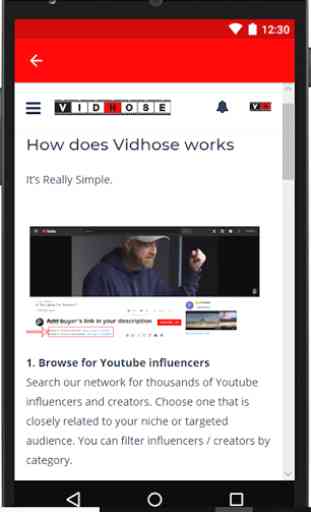 VidHose - Influencer Marketing Platform 3