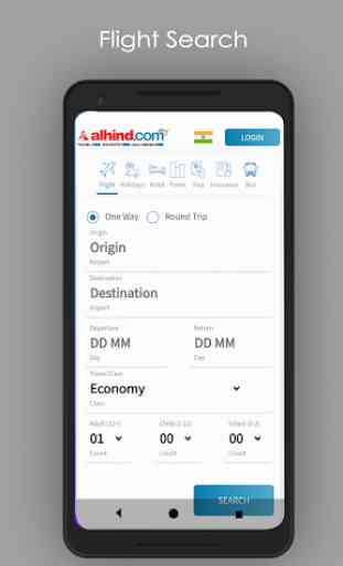 Alhind - Flight Booking App 1