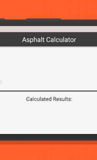Asphalt Calculator Free 3