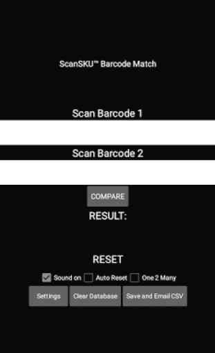 Barcode Match & Comparison Checker Lite 3