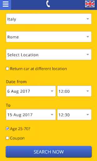 Bookingcar – car hire app 1
