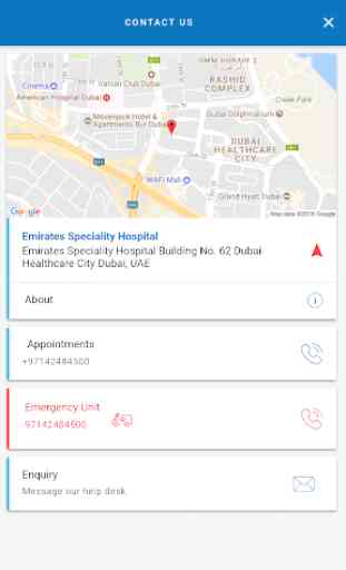 Emirates Specialty Hospital - Patient Connect 4