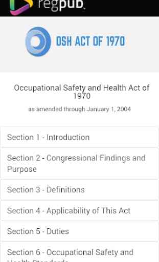 OSH Act of 1970 1