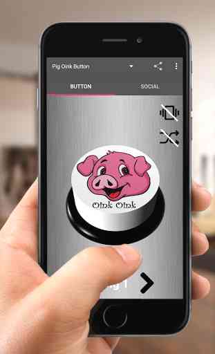Pig Oink Button 1