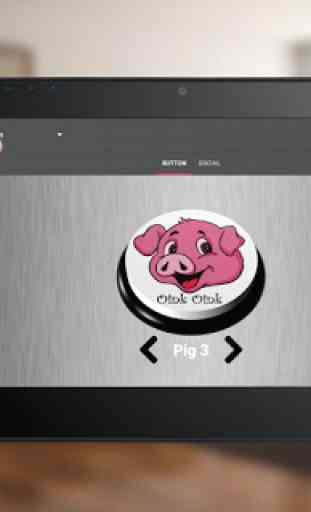 Pig Oink Button 3