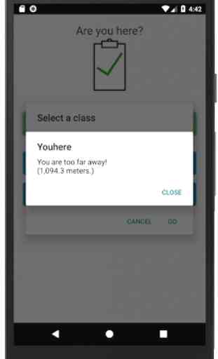 Youhere - GPS-based class attendance 3
