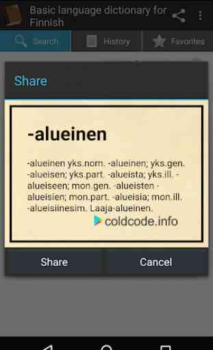 Basic language dictionary for Finnish 3