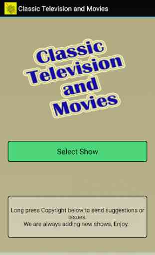 Classic TV Shows and Movies 1