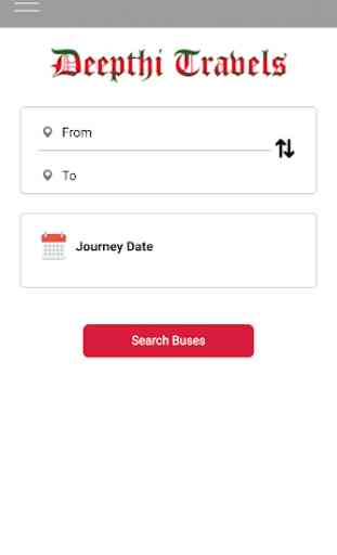 Deepthi Travels - Online Bus Tickets Booking 1