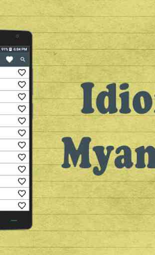 Idioms Myanmar 1