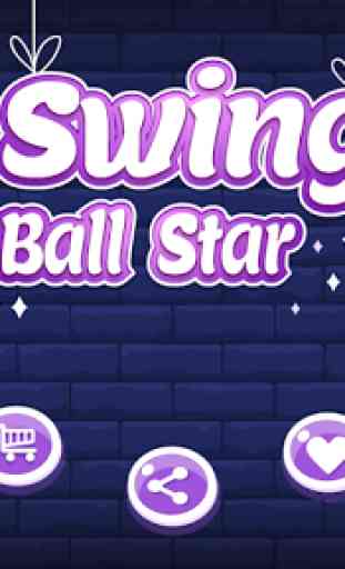 Swing ball star : neon swinging game and jump ⭐️ 1