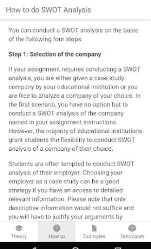 SWOT Analysis Assignment 2