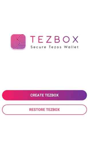 Tezbox - Secure Tezos Wallet 1