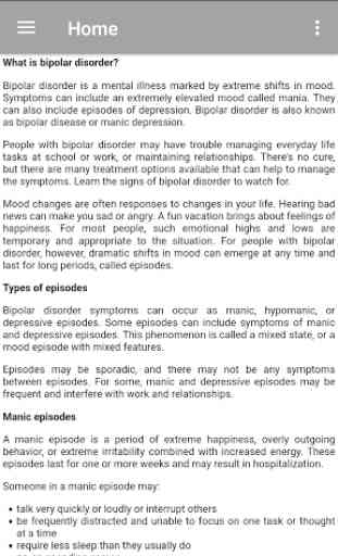 Bipolar Disorder : Treatment 2