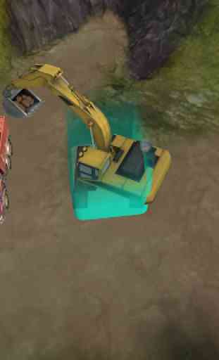 Dump & Crane Excavator Sim 1