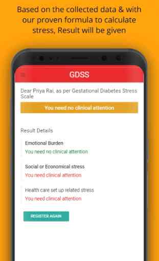 Gestational Diabetes Stress Scale 4