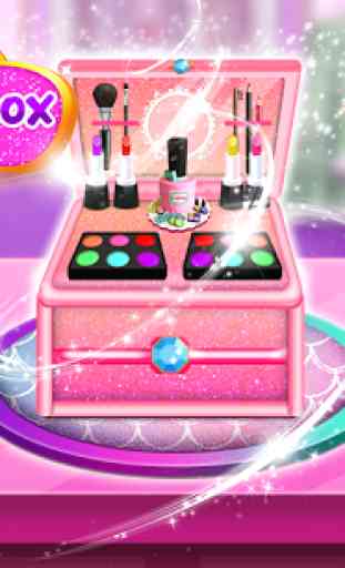 Girl Makeup Kit Cosmetic Box Cake Maker 1
