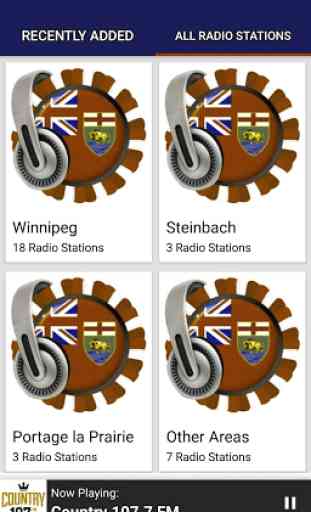 Manitoba Radio Stations - Canada 4