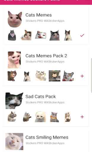 New Funny Cat Memes Stickers WAStickerApps 4