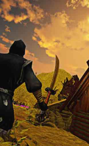 Ninja Assassin Warrior: Death Survival Zombie War 3