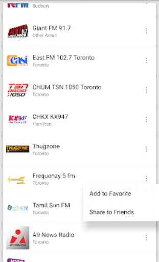 Ontario Radio Stations - Canada 1