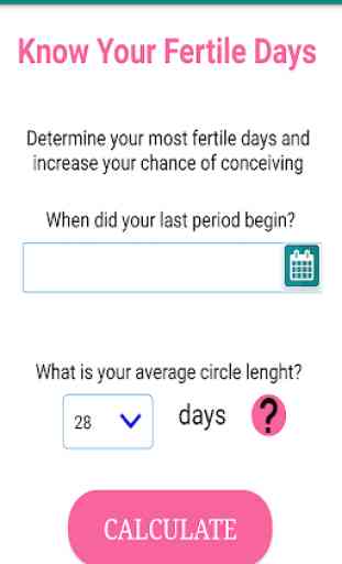 Pregnancy and Ovulation Calculator 1