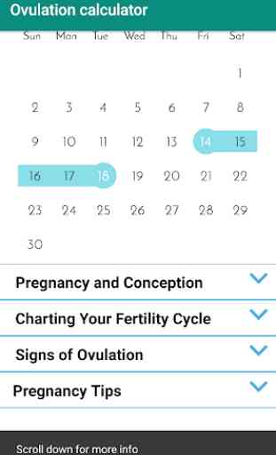 Pregnancy and Ovulation Calculator 3