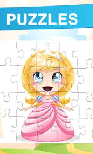 Princess Puzzles - Princess Fairy Tales Puzzles 4