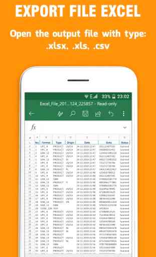 QR - Barcode Pro: Reader, Generator & Export Excel 1