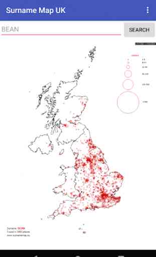 Surname Map UK 1