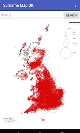 Surname Map UK 2