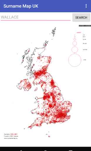 Surname Map UK 3