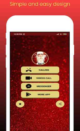 Video call and Chat from Santa Clause Simulation 1
