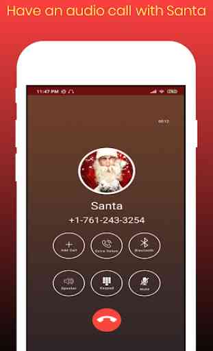 Video call and Chat from Santa Clause Simulation 2