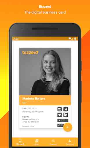 Bizzerd, The digital business card 1