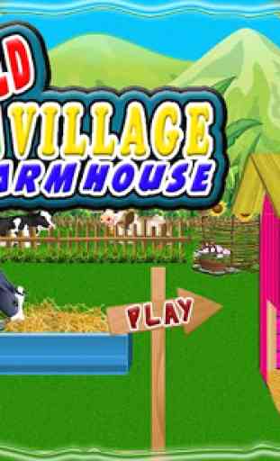 Build A Village Farmhouse: Construction Simulator 4