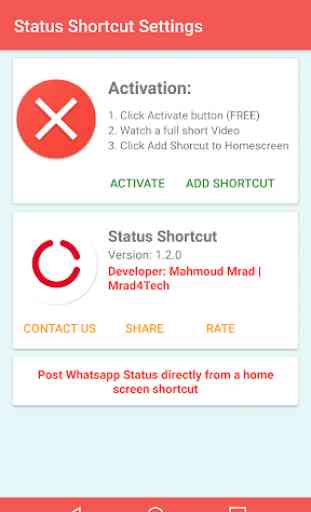 Camera for Whatsapp | Quick Status Shortcut 3