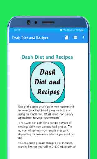 Dash Diet and Recipes 2