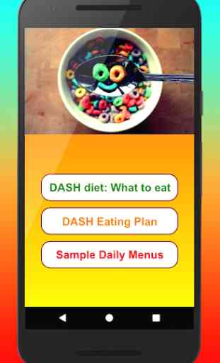 Dash diet app: dash diet plan 1