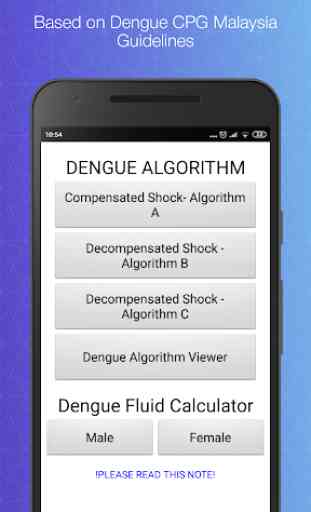 Dengue Algorithm and Fluid Calculator 1