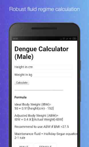 Dengue Algorithm and Fluid Calculator 4