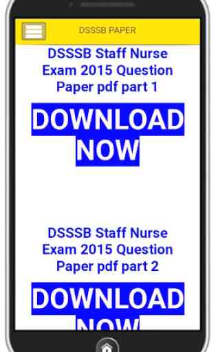 DSSSB Staff Nurse Paper PDF 3