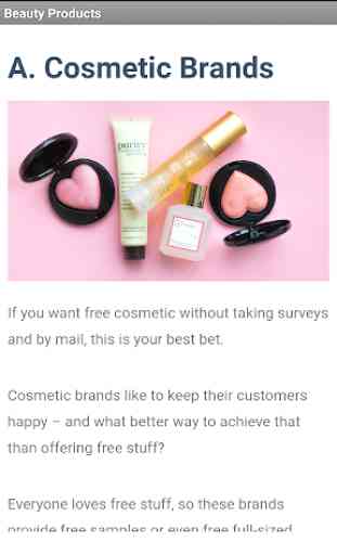 Free Beauty Products 2