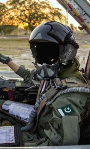 Lady Pilot Army Officer Uniform Photo Editor 1