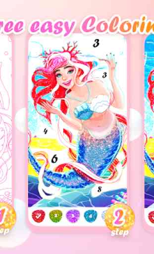 Princess Coloring Book: Special Color by Number 2