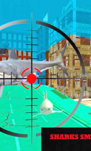 Shark City Attack 3D : Shark Games 3