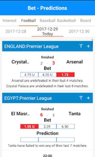 Sports Match, Score, Bet Info & Predictions 3