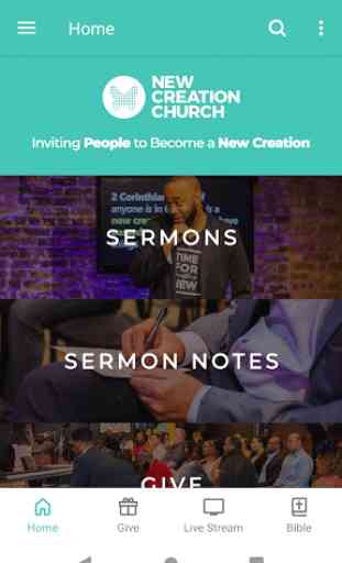 The New Creation Church App 1